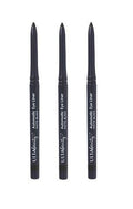 Velvet Matte Waterproof Automatic Eyeliner Pencil - Matte Black, 0.01 oz, 3 Pack (Variation: Matte Black)