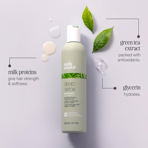 Green Tea Deep Detox Shampoo for Scalp & Hair - 10.1 Fl Oz