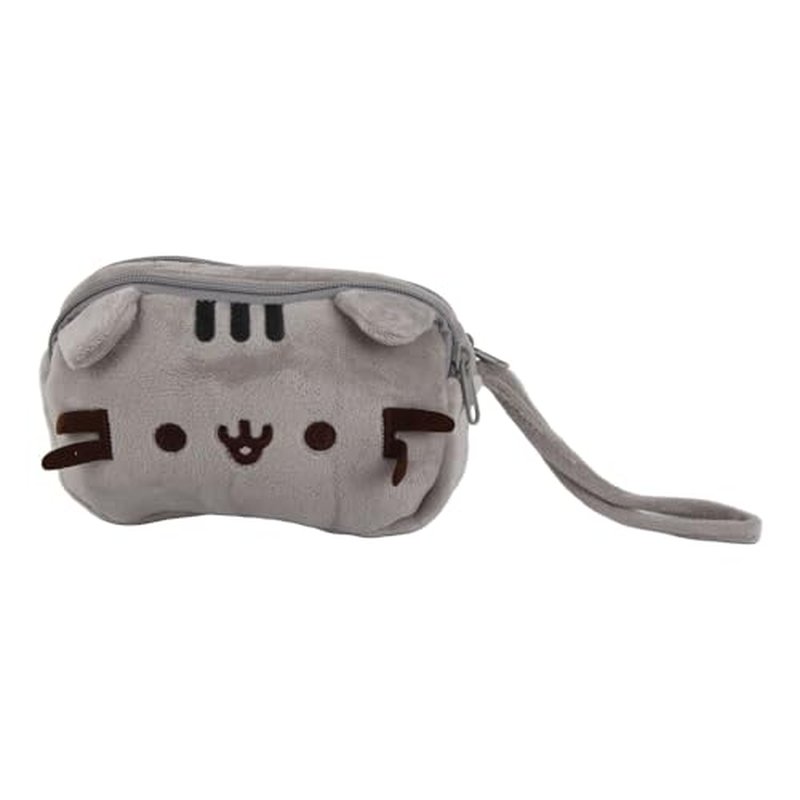 Kitten Toiletry Bag Cute Stylish Soft Canvas Multi Purpose Cat Makeup Bag for Outing Travel Office