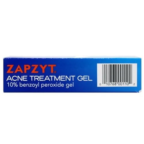 Zapzyt Acne Treatment Gel Maximum Strength 10% Benzoyl Peroxide Acne Spot Treatment 1 oz