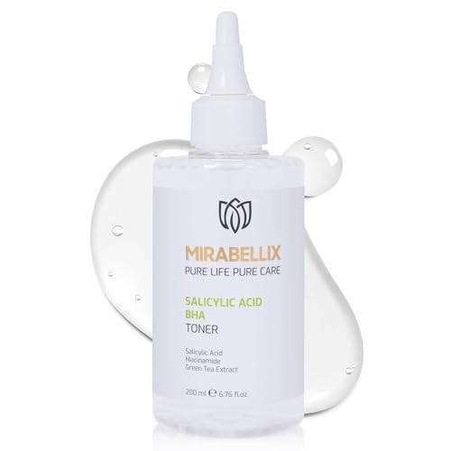 Salicylic Acid BHA Toner for Face ? Niacinamide, Green Tea & Willow Bark | Acne & Blackhead Control Toner for Oily, Acne-Prone Skin | Pore Cleansing, Sebum Balance, Even Skin Tone | 6.76 fl. oz