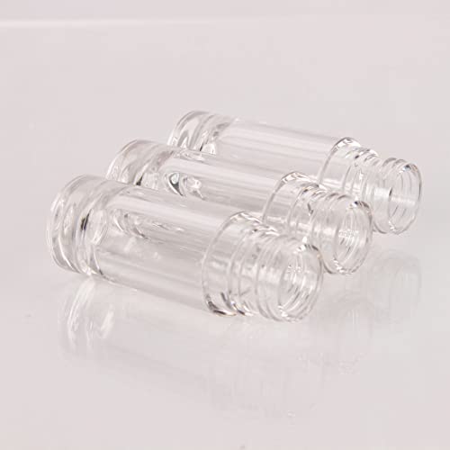 COSIDEA 50pcs Empty Pink 6ml big doe foot wand lip gloss tubes Round Chunky lipgloss tubes containers wholesale with thick large wand