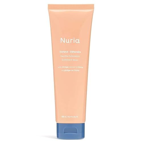Nuria - Defend Face Exfoliator, Face Exfoliating Scrub Without Microbeads, Skin Care Essential for Women and Men, 120 mL/4.1 fl oz