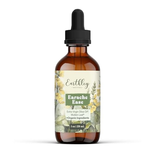 Organic Earache Relief Drops for Babies & Kids - Herbal Ear Comfort Solution