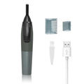 Electric Eyebrow Trimmer for Women, Nose Hair Painless Razor Removal for Men, Mini Epilator for Bikini, Remover for Face, Eye Brow, Nose Hair, Ear Hair, Chin, Peach Fuzz, Lips, Arms, Body (Black)