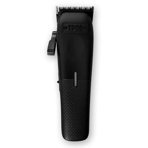 Mini Play Professional Cordless Hair Clippers - Dual Speed 6000-7500 RPM, Rechargeable, Compact Barber Trimmer - Black