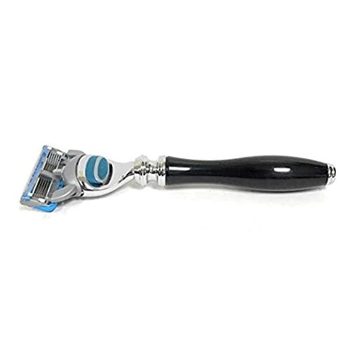 G.B.S Men's Classic 5 Blade Compatible Razor with Black Handle