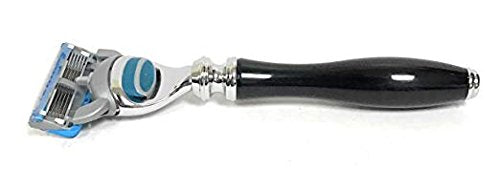 G.B.S Men's Classic 5-Blade Razor with Black Handle - Durable & Comfortable Shaving Tool