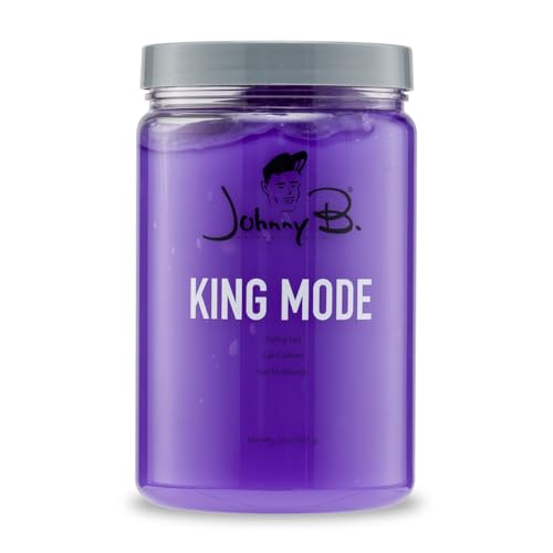 Johnny B. King Mode Hair Styling Gel - 32 Ounce Thick Non-Staining Formula