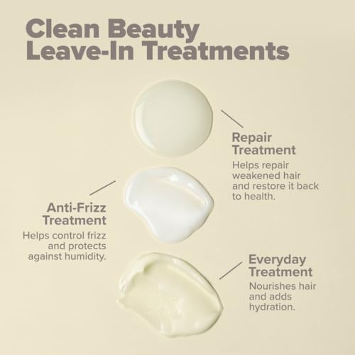 Paul Mitchell Clean Beauty Repair Leave-In Treatment, Leave-In Conditioner, Restores Strands, For Damaged, Brittle Hair, 5.1 fl. oz.