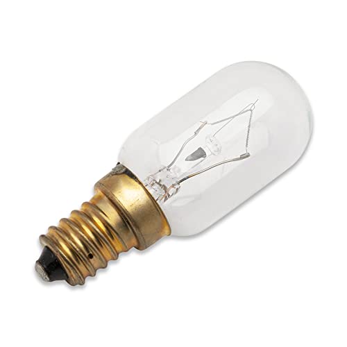 lumenivo 25W Compatible Conair Makeup Mirror Replacement Bulbs Incandescent Lighted Makeup Mirror Replacement Bulb 120V T7 Type T Bulb 25 Watt with E12 Candelabra Screw Base - 2 Pack