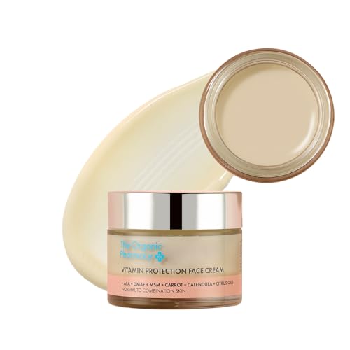 The Organic Pharmacy Vitamin Protection Face Cream, 50ml, Normal to Combination Skin, with Carrot and Calendula