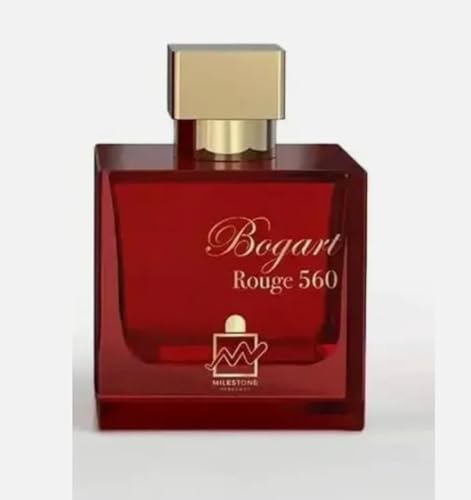 Unisex Eau de Parfum 3.4 oz - Milestone Bogart Rouge 560 with Jasmine, Saffron & Amberwood