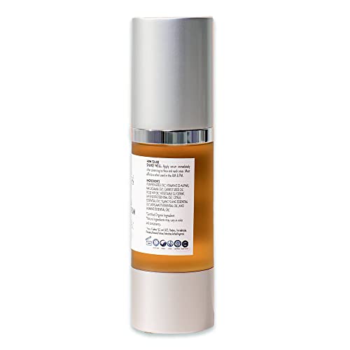 Organic Pumpkin & Vitamin E Face Serum - Exfoliating Glow & Youthful Skin, 1oz