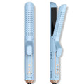 Farery Soft-Air Curling Iron Set Blue - 2-in-1 Hair Straightener & Curler with Upgraded Long Barrel