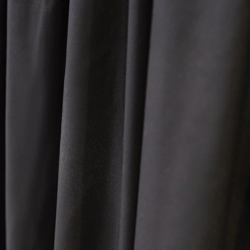 Black King Size Canopy Bed Curtains - Elegant Bedroom Decoration