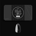 Nail Tips Box - 500 Premium Gel-X Soft Tips in 11 Sizes, Natural Almond Short