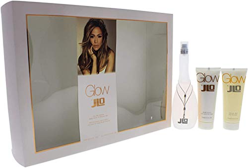Jennifer Lopez Glow 3-Piece Gift Set Eau De Toilette Body Lotion & Shower Gel for Women