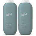 Method Men Body Wash, Sea + Surf, Paraben and Phthalate Free, 18 fl oz (Pack of 2)