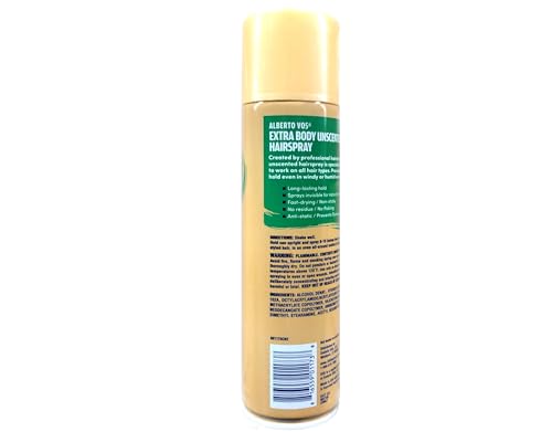 Unscented Strong Hold Hairspray - Clear Finish, 8.5 oz, Pack of 3