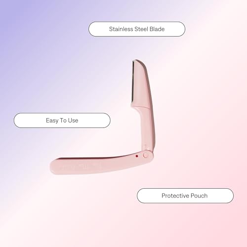 No Mo-Stache Facial Razor - Fuzz Free Facial Razors for Hair Removal and Skin Exfoliating