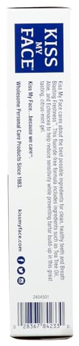 Fluoride-Free Whitening Toothpaste Citrus Mint Gel 4.5 oz Pack of 2