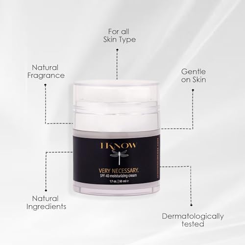 Broad Spectrum SPF 40 Face Sunscreen Moisturizer for Anti-Aging & UV Protection