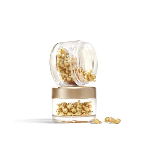 Crepe Erase 4-in-1 Line Smoothing Capsules – Anti-Aging Serum with Hyaluronic Acid & Peptides, 30 Count