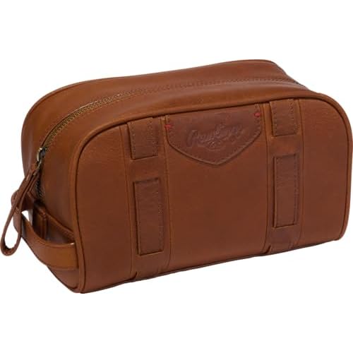 Rawlings | Travel Kit Toiletry Bag Collection | Genuine Leather | Multiple Styles & Colors