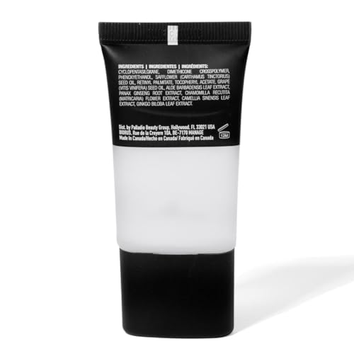 Palladio Foundation Primer, Lightweight and Velvety Primer with Aloe Vera and Chamomile, Wear Alone or As Foundation Base, Minimizes Fine Lines and Pores, Helps Makeup Last Longer, 0.674 oz Clear