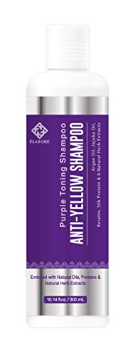 Purple Toning Shampoo for Silver Blonde Hair - Anti-Yellow Hair Care 10.14 fl oz
