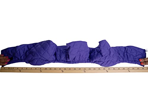 Hair Dryer Heat Shield Purple - Adjustable Reversible Heat Protection for Face & Ears