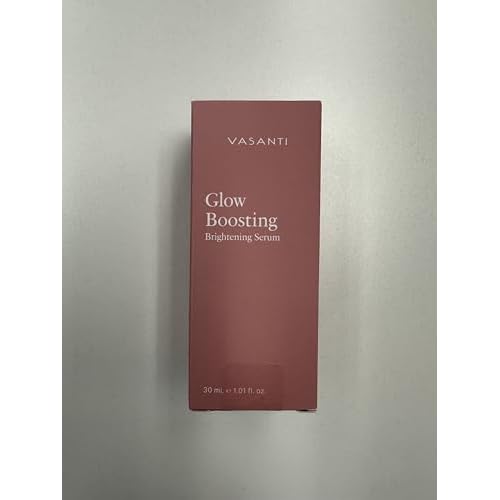VASANTI Glow Boosting Brightening Serum ? Vitamin C Face Serum with Arbutin, Bearberry & Antioxidants for Radiant Complexion, Even Skin Tone, Dark Spot Reduction & Hydrated, Glowing Skin ? 30mL