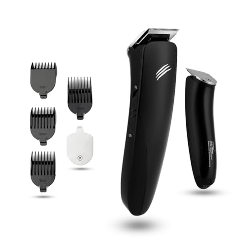 Cordless Beard Trimmer with Precision Blade & Guide Combs - Skull Shaver Baby Beast