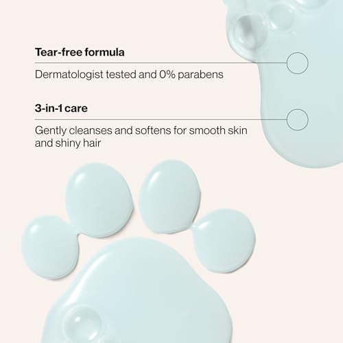 Suave Kids Paw Patrol 3 in 1 Shampoo, Conditioner, Body Wash, Adventure Bay Breeze, Tear-Free & Gentle Dermatologist Tested, 4 Count, 28 FL OZ Pump