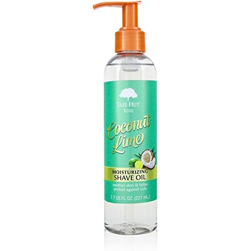 Tree Hut Vitamin C Shea Sugar Body Scrub and Coconut Lime Shave Oil Skincare Bundle, 18 oz Scrub and 7.7 oz Shave Oil