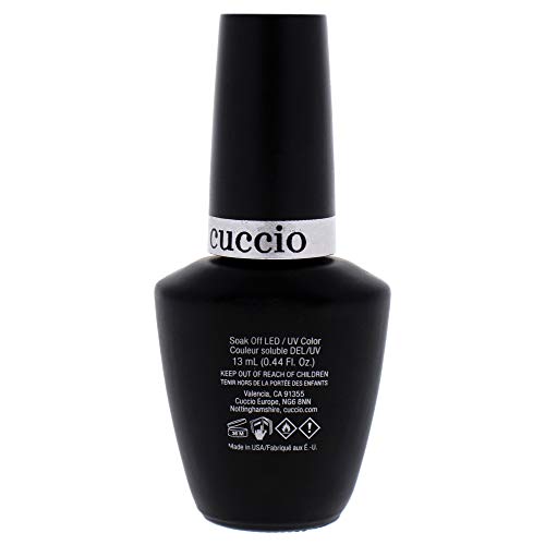 Cuccio - Veneer Gel Nail Polish - Prima Ballerinas Blush - Soak Off Lacquer for Manicures & Pedicures, Full Coverage - Long Lasting, High Shine - Cruelty, Gluten, Formaldehyde & Toluene No - 0.43 oz