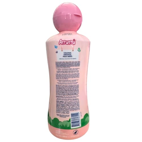 Arrurru Baby Cologne Pink 400ml - Gentle Floral Fragrance for Sensitive Skin