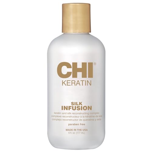 CHI Keratin Silk Infusion Hair Serum - Hydrating & Strengthening, 6 Fl Oz (Pack of 1)
