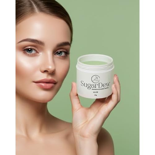 SugarDew Premium DIY Sugar Wax Kit with Aloe | Hair Removal for Legs, Arms, Face & Body | Made in Korea | 10.58oz All-in-One Set