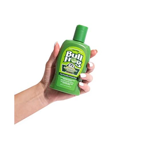 Bullfrog Sunscreen Amphibious Lotion SPF 50 | Oxybenzone & Octinoxate Free | Broad Spectrum Moisturizing UVA/UVB, 5oz¡¦