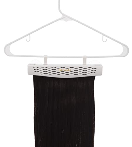 White 4-in-1 Hair Extension Style Caddy - Portable Waterproof Hair Organizer