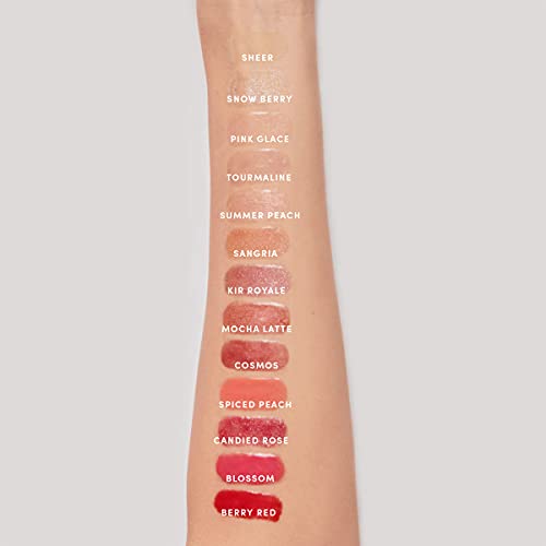 Hydrating Hyaluronic Lip Gloss Mocha Latte - Non-Sticky, Plumps & Smooths, Vegan & Cruelty-Free