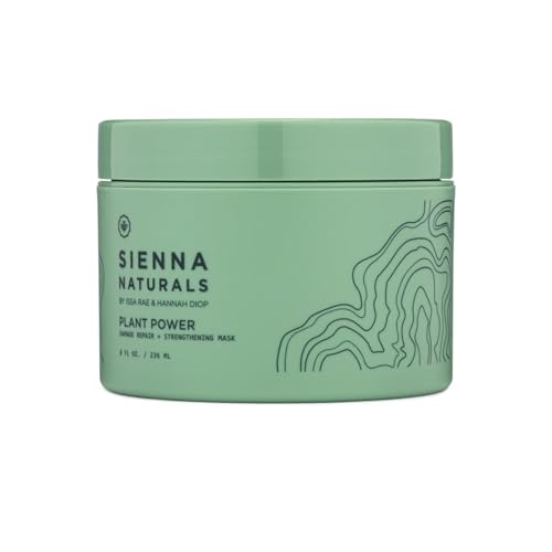 Sienna Naturals Plant Power Repair Hair Mask - Vegan Deep Conditioning 8oz