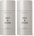 Salt & Stone Aluminum-Free Deodorant Pack of 2 - Extra Strength 48H Protection Santal & Vetiver