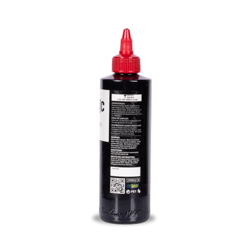 Black Tattoo Ink 8oz - Professional, Vegan, REACH Compliant, Made in Spain
