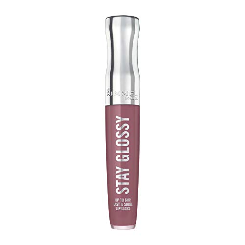 Rimmel Stay Glossy Lip Gloss in 200 Tainted Love, Pack of 1 with Lip Gloss in 290 Date Night
