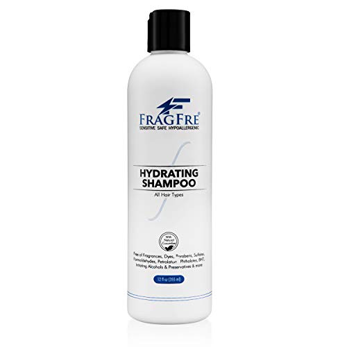 12 Fl Oz Hydrating Sensitive Skin Shampoo - Sulfate-Free, Fragrance-Free, Paraben-Free, Vegan, Natural Cucumber