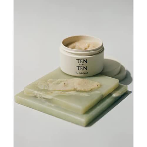 tenoverten - The Sole Scrub Exfoliating Foot Treatment | Clean, Natural, Non-Toxic Hand, Foot + Nail Care (6.8 oz | 200 ml)