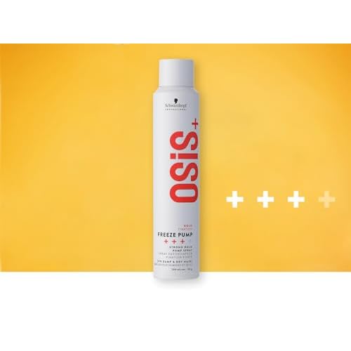 OSiS+ Freeze Hairspray - Medium Hold with Heat & Humidity Protection